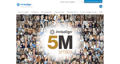 Desktop Screenshot of invisalign.eu